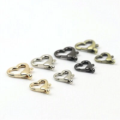 Verschlüsse Ketten Armband Schmuck Karabiner Kettenverbinder herzförmig C1KVHerz - Bild 1 von 3