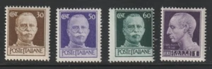 Italy 1944-45 Sc # 444-47 MNH OG - Picture 1 of 1