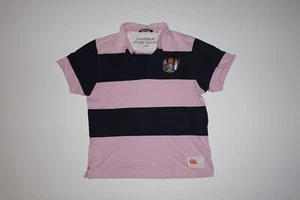 Canterbury Rugby Shirt Pink / Navy Men’s Size L - Picture 1 of 7