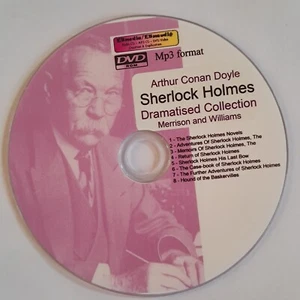 Sherlock Holmes 8 Dramatised Radio Shows Mp3 DVD 20+Hrs - Picture 1 of 1