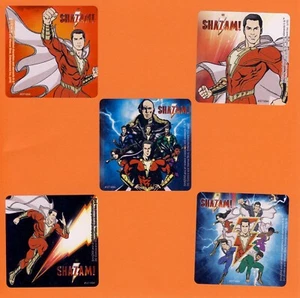 10 Shazam! Large Stickers - Party Favors - Rewards - Picture 1 of 1