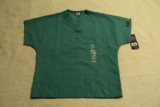 Cherokee Workwear Unisex S/S Scrubs One Pocket Top AS9 Green Size XS NWT