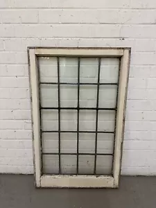 Alt verbleites Lichtfenster Holzfenster 597 x 945 mm aufgearbeitet - Bild 1 von 12