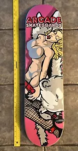 Arcade Skateboards Deck Strippers Scratch Off Blind Anna Nicole Boobs Girl NOS - Picture 1 of 7