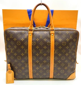 Auth Louis Vuitton Monogram Porte Documan de Voyage M53361 W/Bag NS041283 - Picture 1 of 22