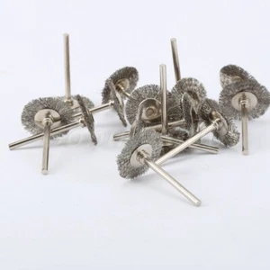 15PCS 25mm Stainless Steel Wire Brushes Grinder Wheel Cleaner Polish Rotary Tool - Picture 1 of 9