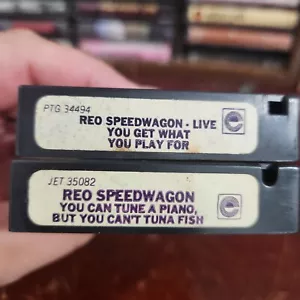 REO Speedwagon Cassette Tapes/ Original Cases Rare - Picture 1 of 8