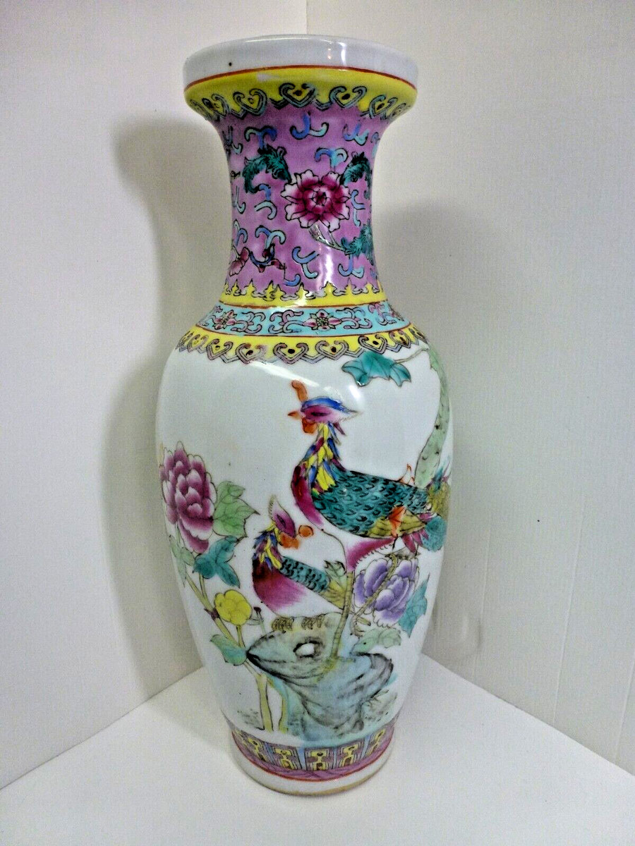 孔雀花瓶中国古董花瓶| eBay 孔雀花瓶中国古董花瓶| eBay