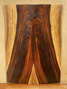Cocobolo Guitar Back / Top Book-matched rosewood Instrument Wood Luthier Guitar - Picture 1 of 8