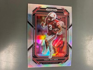 Trey Palmer 2023 Prizm Draft Silver Prizm RC Rookie Nebraska Buccaneers N27