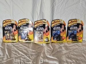 Star Wars Action Masters Diecast (C3PO, R2D2, Luke, 2x Darth Vader) - Foto 1 di 4