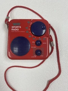Electro Brand AM/FM Sports/All Weather Radio Red with Wrist Strap - Picture 1 of 1