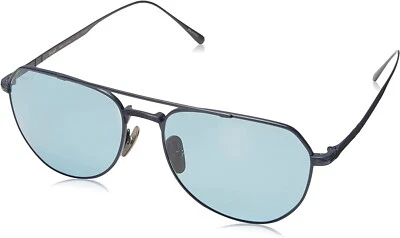 GAFAS DE SOL PERSOL TITANIO PILOTO CEPILLADAS AZUL MARINO POLAR PO5003ST 8002P1 NUEVAS 54 Foto 1 de 4