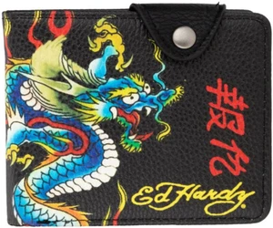 Ed Hardy Dragon Bifold Wallet - WI91626EHQA - Picture 1 of 2