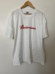 Jerzees Tag Budweiser Shirt "Logo" | XL weiß - Bild 1 von 4