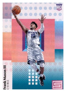 2017-18 Status Blue Teal Frank Mason Kings #129 novato de la NBA radiocontrol paralelo PWE - Imagen 1 de 2