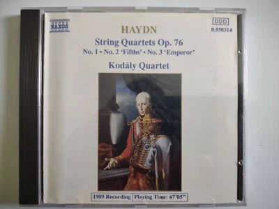 Kodaly Quartet plays Haydn String Quartet op 76 Naxos 550314 CD - Image 1 of 3