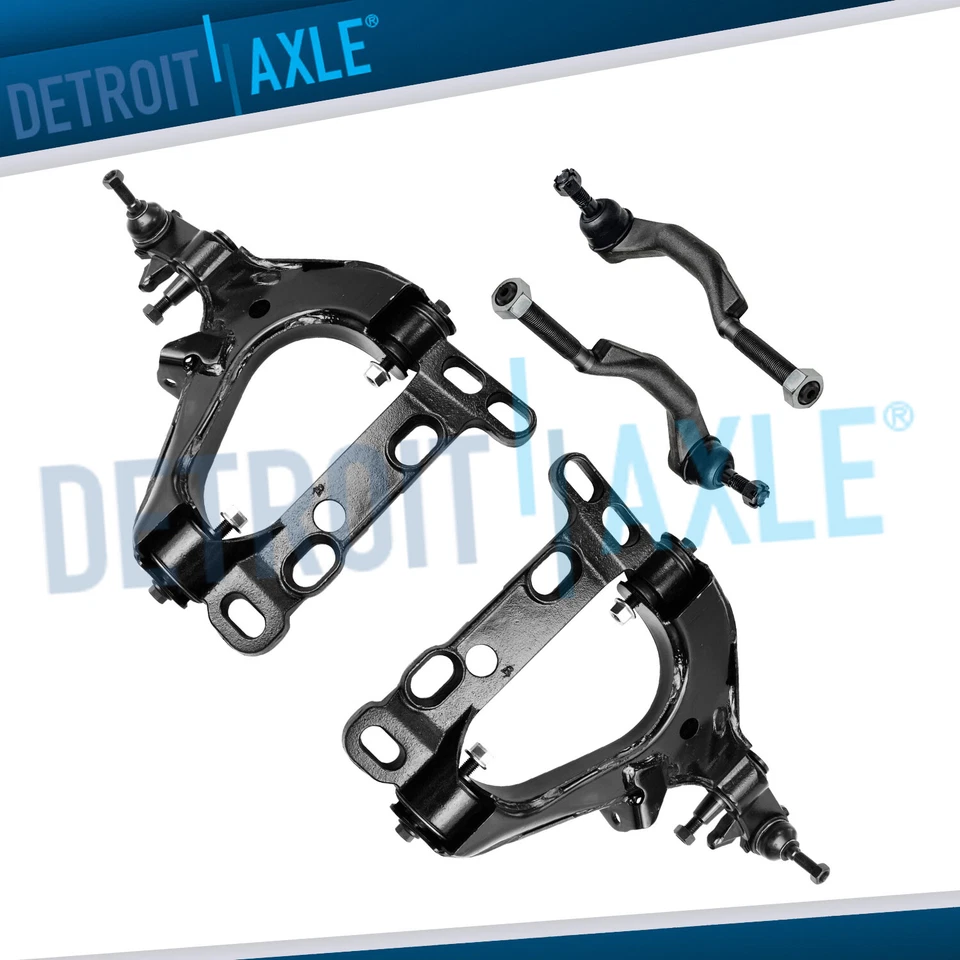 4pc Front Lower Control Arm Ball Joint Outer Tie Rods for 2004-2007 GMC Envoy - Image 1 of 4