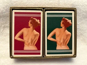 Sealy Posturepedic Mattress Company Twin Decks Playing Cards Boxed Set Advert - Picture 1 of 18