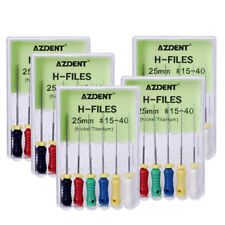 30 pz AZDENT file dentali Niti uso manuale file H strumenti endodontici 25 mm #15-40