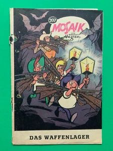 WIPA Original Mosaik Digedags Fehldruck Nr. 207 Schöner Geisterdruck! - Bild 1 von 4