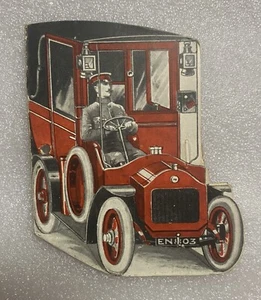 1908 Inglaterra Inglaterra Diecut Temprano Auto Postal Envío Gratuito O - Imagen 1 de 3