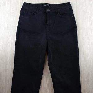 Jay Jays Ankle Jeans Women's Size 11 Denim Mid to High Rise Stretch Skinny Black - Picture 1 of 11