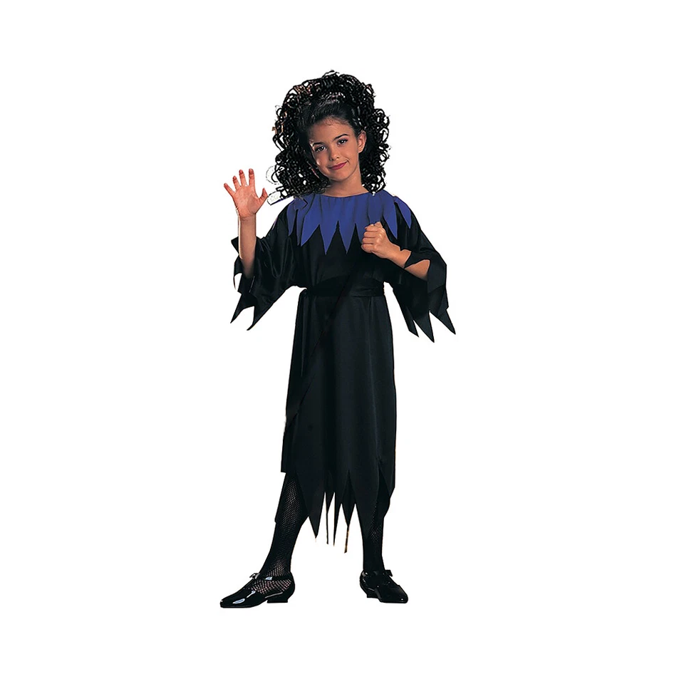 Rubies Witch Costume Black/Purple Dress, Waist Sash Child Size S 4-6 - Image 1 of 1