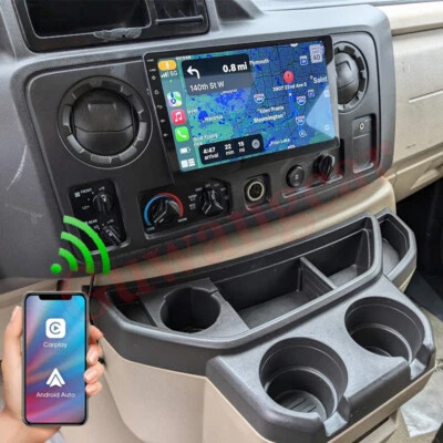 10" For 2009-2013 Ford E150 E250 E350 Apple Carplay Android 13 Stereo Radio GPS  — 第 1/4 张图片