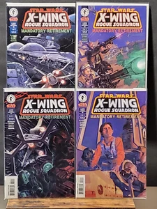 Star Wars X-Wing Rogue Squadron Mandatory Retirement 1-4 (Dark Horse 1998) Set - Picture 1 of 7
