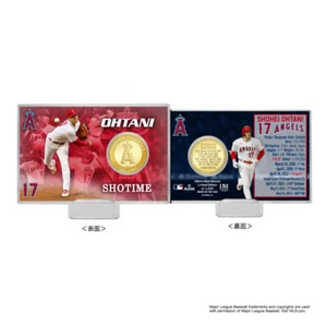 MLB 2022 Shohei Otani 100th Home Run Commemorative Bronze Coin Card JP Limited - Picture 1 of 2