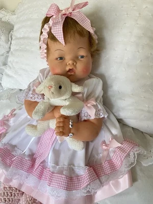 Muñeca original ideal años 60 IDEAL THUMBLINA ott-19" perilla de cuerda funcionando Foto 1 de 4