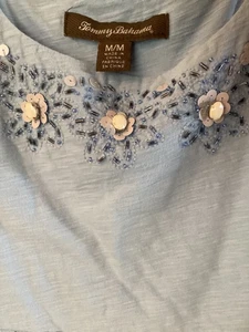 Tommy Bahama Tank Kleid weich ärmellos U-Ausschnitt Baumwolle Sommerkleid Freizeit Pullover M - Bild 1 von 6