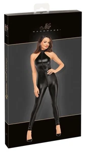 BODYSUIT JUMPSUIT PLEATHER GERMANY ZIPTHRU CROTCH  SMALL-X-LARGE - Picture 1 of 5