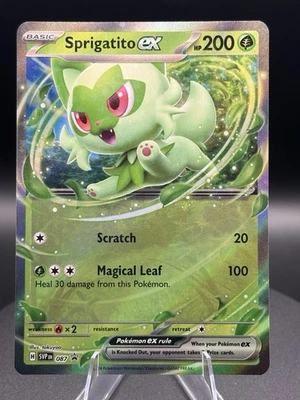 Sprigatito ex 087 Sv: Scarlet & Violet Promo Cards Holo - Image 1 of 3