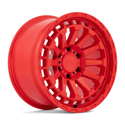 1 New 20X9.5 Black Rhino Raid Matte Red 6X139.7 ET-18 - Image 1 of 2