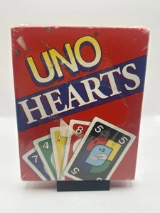UNO Hearts Vintage 1994 Card Game Mattel Sealed (Partial Wrap) Rare HTF - Picture 1 of 6