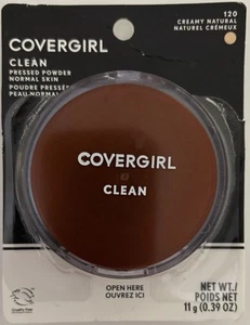 Covergirl Clean Polvere Pressata 120 Cremoso Naturale Talco Originale - Foto 1 di 4