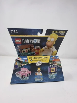 LEGO Dimensions Level Pack The Simpsons Homer W/ Car & TV Set (71202) New SEALED - Image 1 of 2
