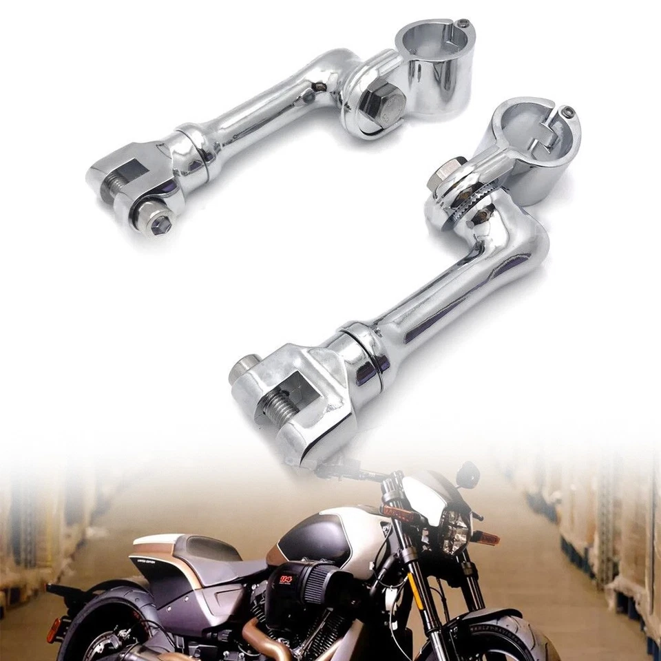 Soporte de montaje de clavija de pie en ángulo corto para Honda Goldwing GL1800 01-2017 Foto 1 de 4