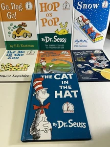 Dr Seuss Lot of 7 Variety Children’s Hardcover Beginner Books - Bild 1 von 10