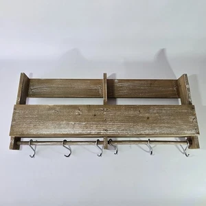 Wall Mounted Coffee Mug Holder Wall Coffee Mug Rack Cup Holder Rack Mug Organize - Picture 1 of 5