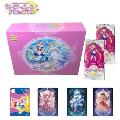 Jogo de cartas colecionáveis Sailor Moon 13 pacotes CCG de colecionador caixa lacrada Jingu - Imagem 1 de 4