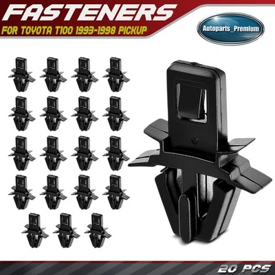 20件装尼龙散热器格栅固定夹适用于丰田T100 1993-1998 9090467021 — 第 1/4 张图片