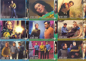 STAR TREK THE ORIGINAL SERIES TOS 2 1998 FLEER/SKYBOX BASE CARD SET OF 81 - Picture 1 of 3