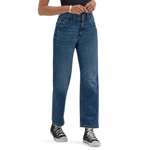 Lee Women's Heritage Classic Straight Jeans Mid Rise Size Medium 8-10 - Picture 1 of 9