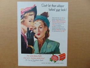 1948 LIFEBUOY SOAP Stops B.O. Women Gossip vintage art print ad - Picture 1 of 1
