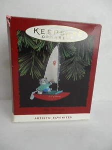 Kitty's Katamaran Andenken Ornament Punze 1994 Ed Seale Künstler Favorit - Bild 1 von 4