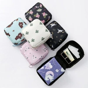 Women Tampon Storage Bag Sanitary Pad Pouch Cosmetic Bags Organizer Makeup Bag - Picture 1 of 12