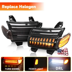 Apto para Jeep Gladiator Rubicon JT luces de giro LED ahumadas luz de guardabarros DRL - Imagen 1 de 12